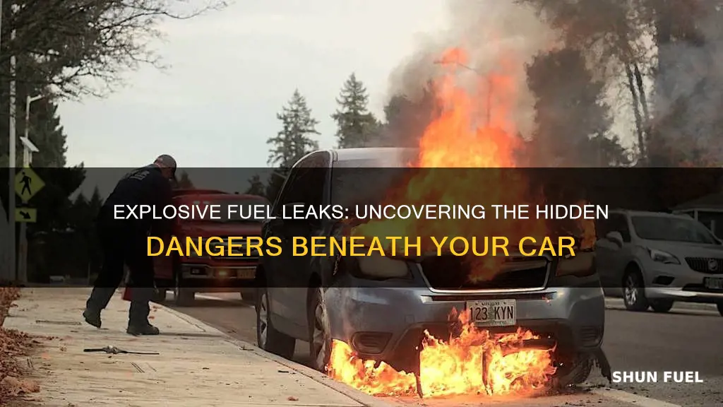 does fuel leak cause cars to explode