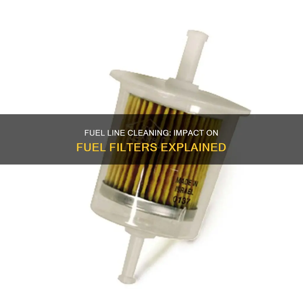 does fuel line cleaning affect fuel filter