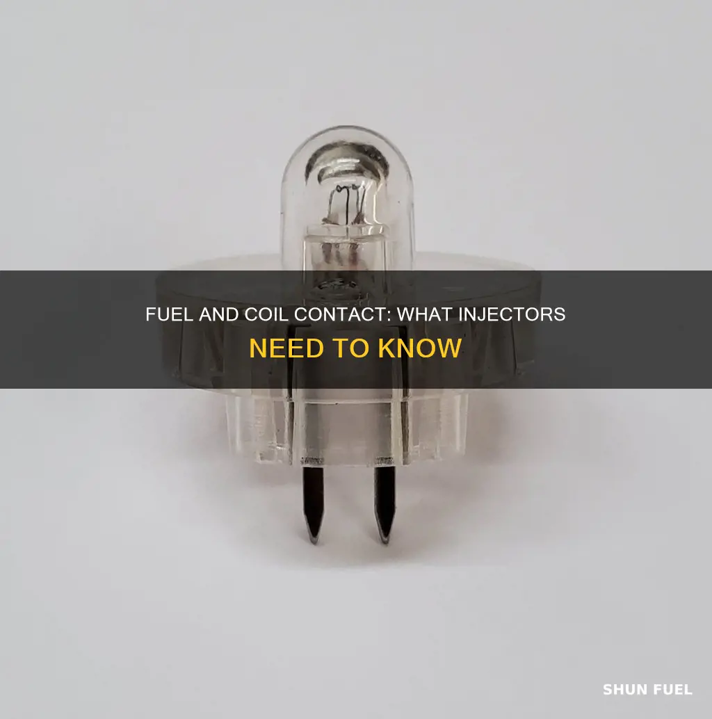 does fuel make contact with coil in injector