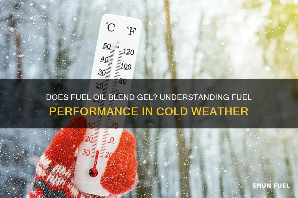 does fuel oil blend gel