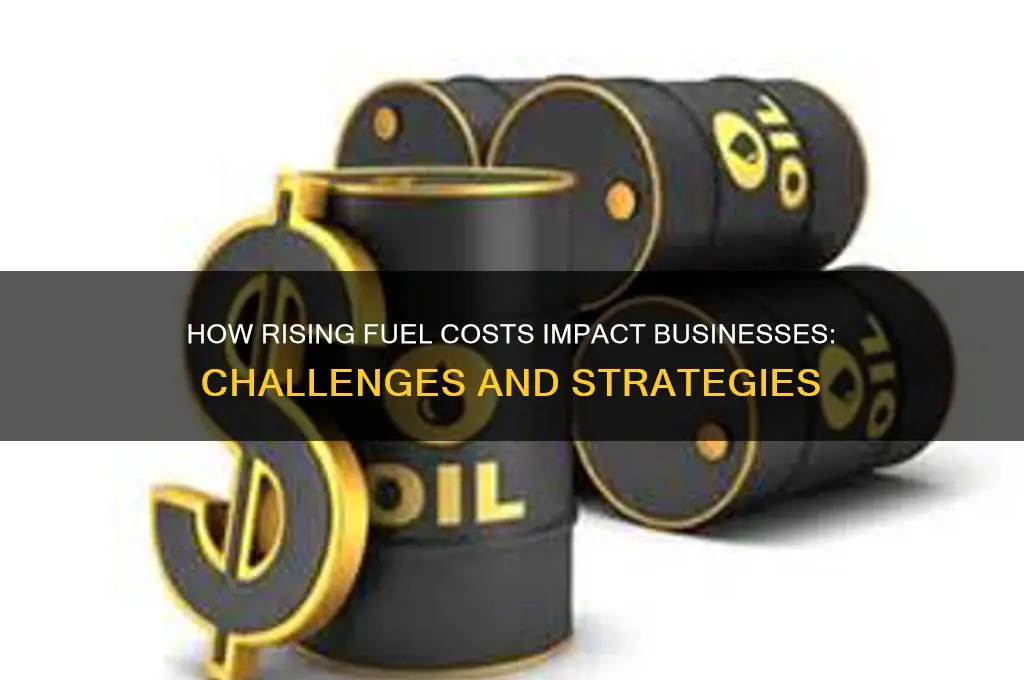 does fuel price affect business
