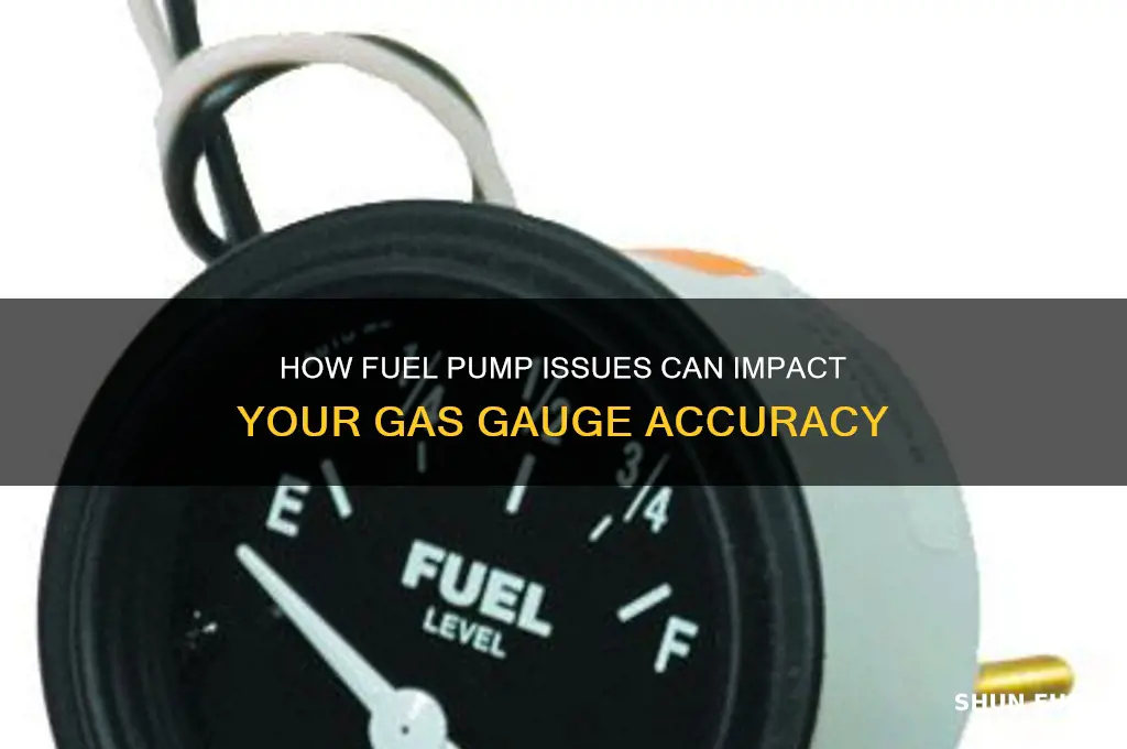 does fuel pump affect gas gauge