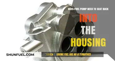 Does Your Fuel Pump Need to Seat Back into the Housing?