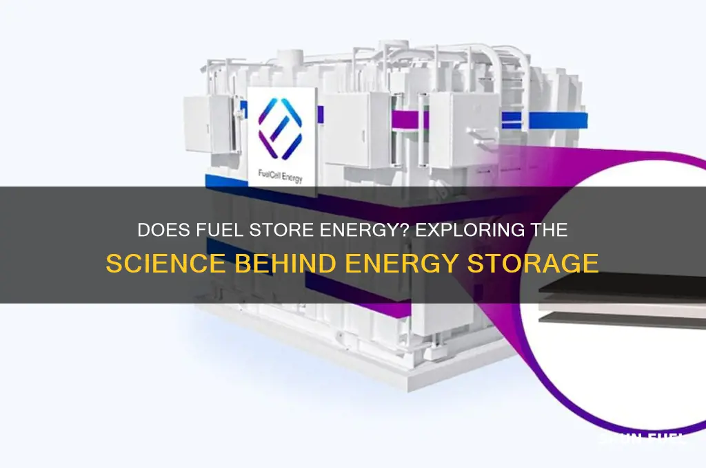 does fuel store energy