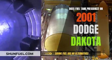 How to Pressurize Fuel Tanks in 2001 Dodge Dakota