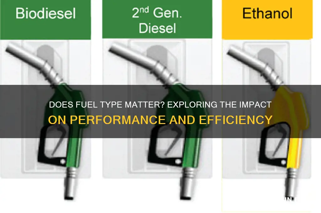 does fuel type matter