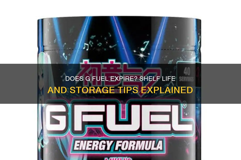 does g fuel expire