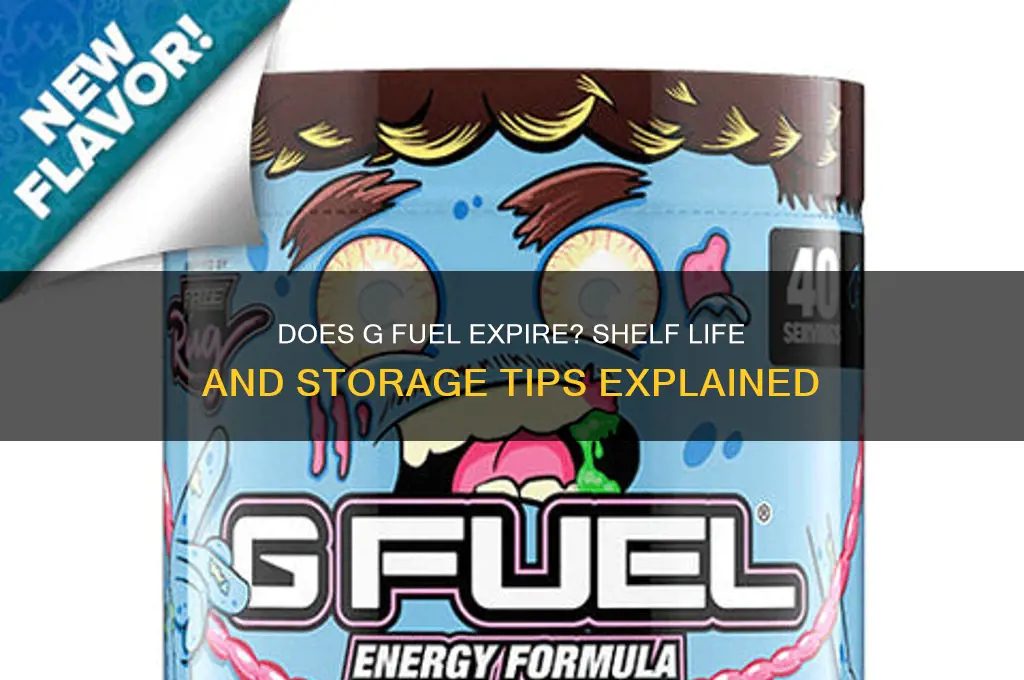 does g fuel go bad