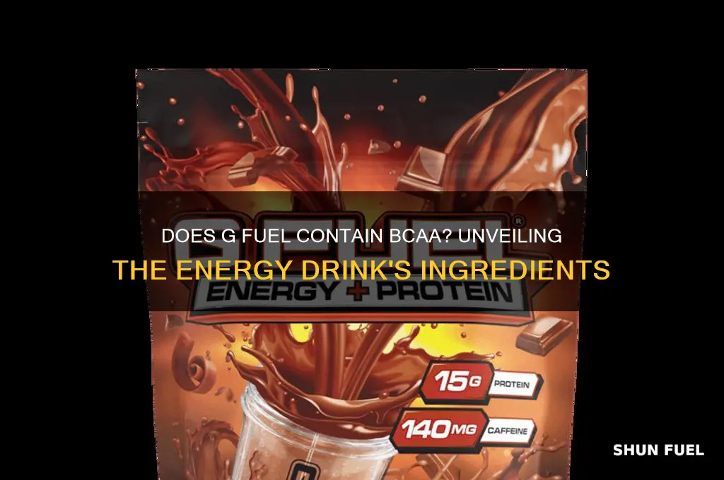 does g fuel have bcaa