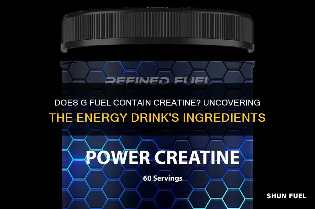 does g fuel have creatine