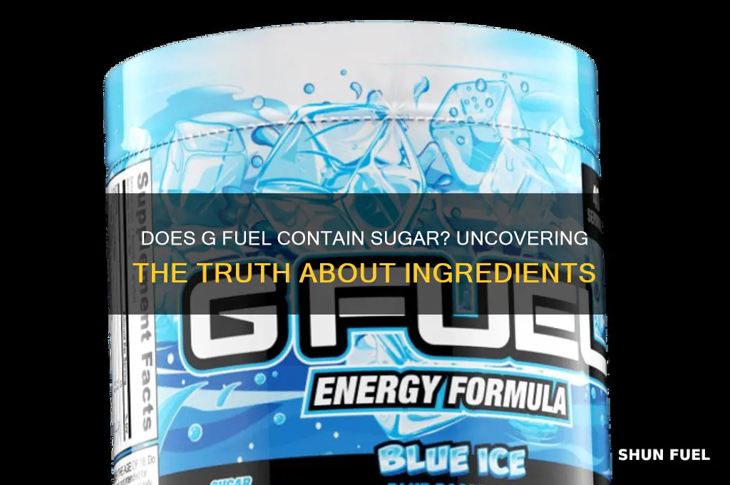 does g fuel have sugar
