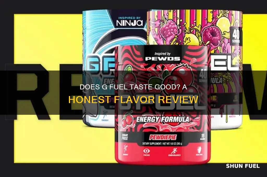 does g fuel taste good