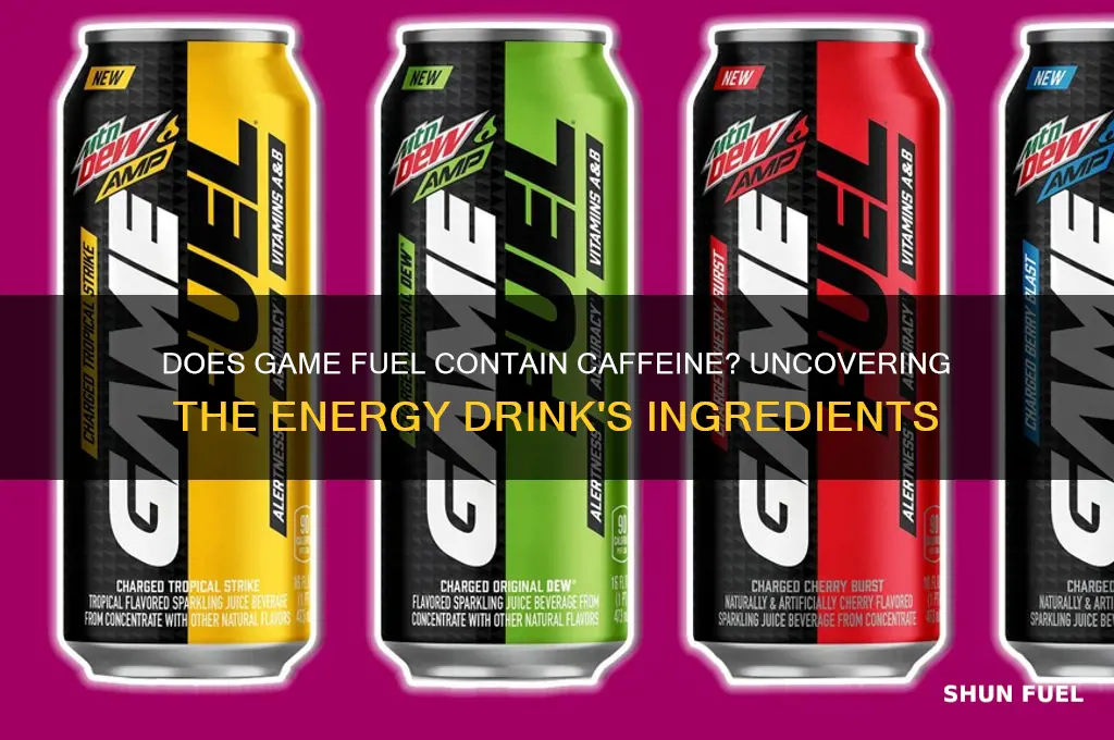 does game fuel have caffeine