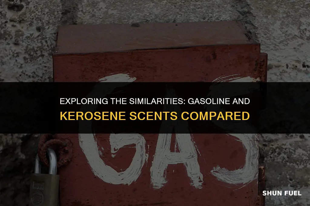 does gasoline and kerosene smell the same