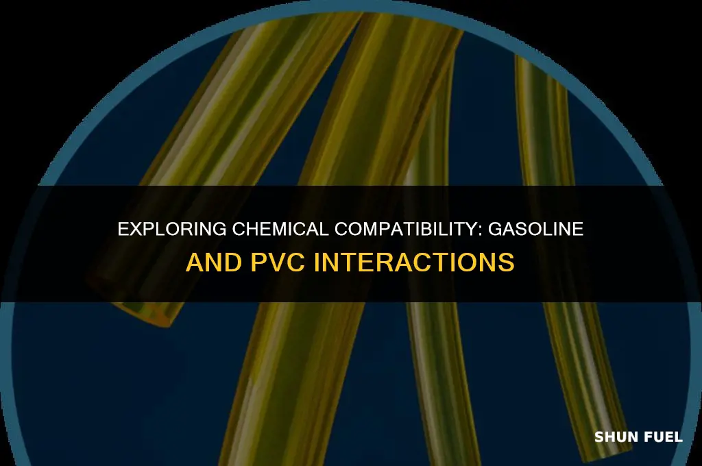 does gasoline attack pvc