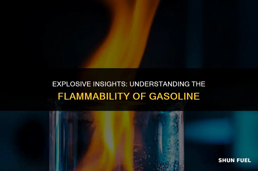 does gasoline blow up
