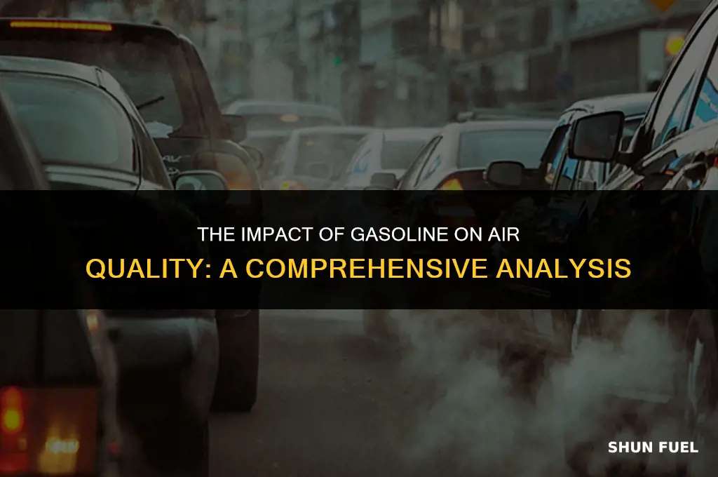 does gasoline cause air pollution