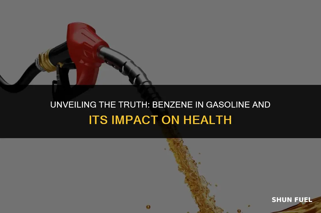 does gasoline contain benzene