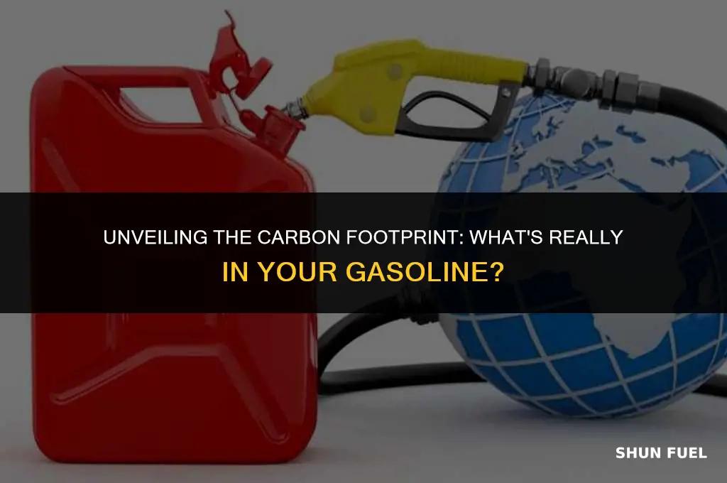 does gasoline contain carbon