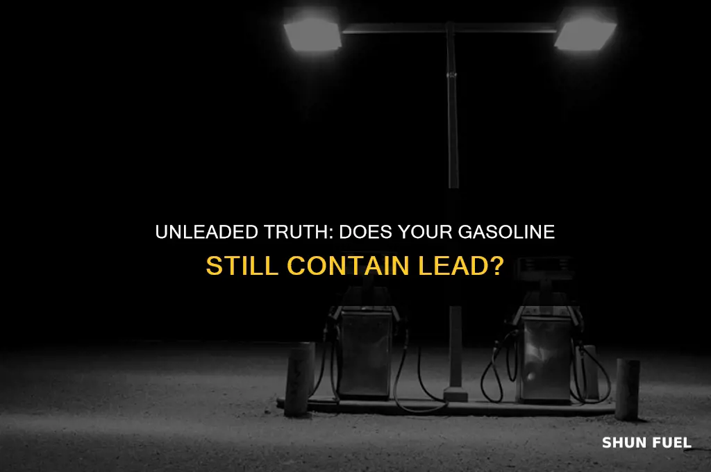 does gasoline contain lead