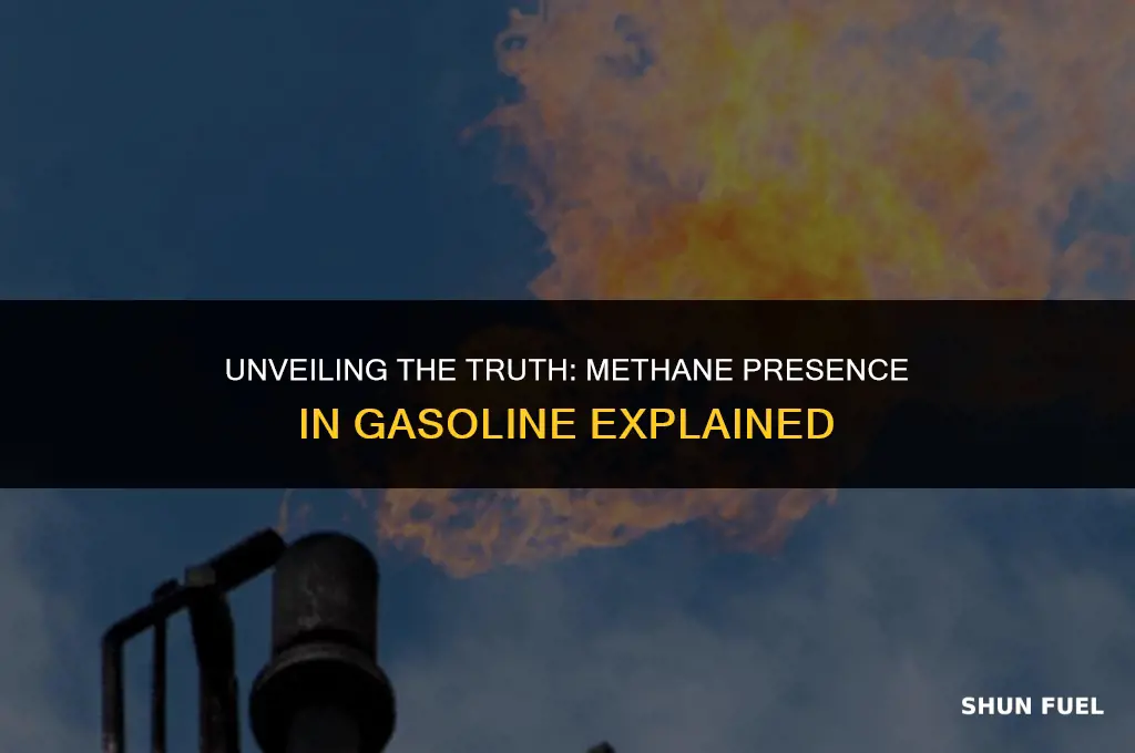 does gasoline contain methane