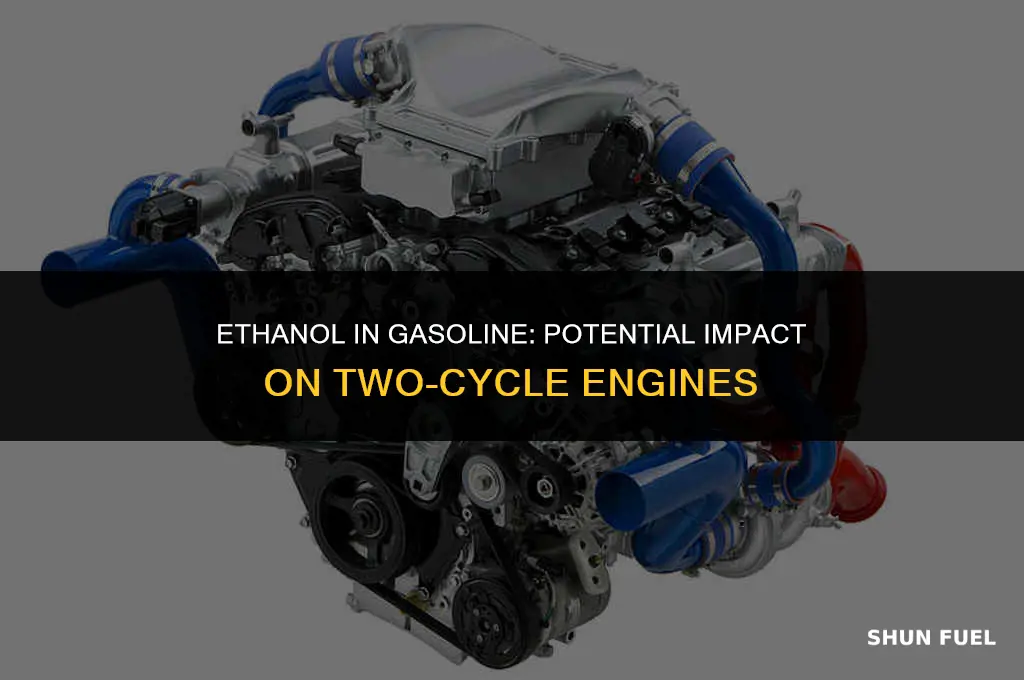 does gasoline containing ethanol harm 2-cycle engines