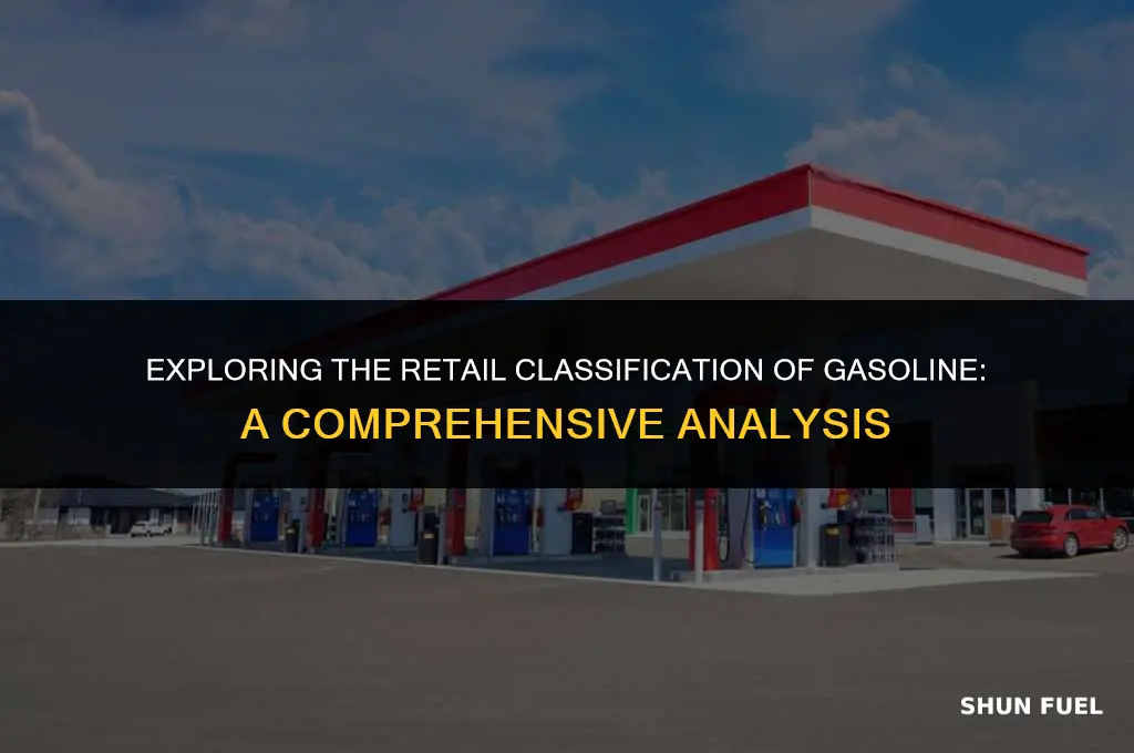 does gasoline count as retail