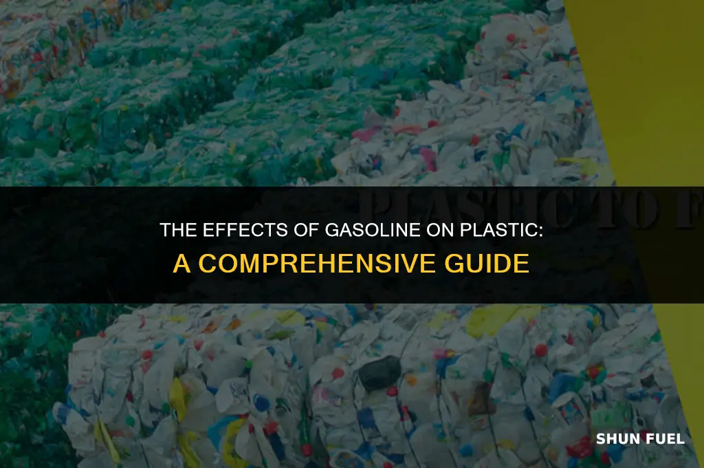 does gasoline degrade plastic