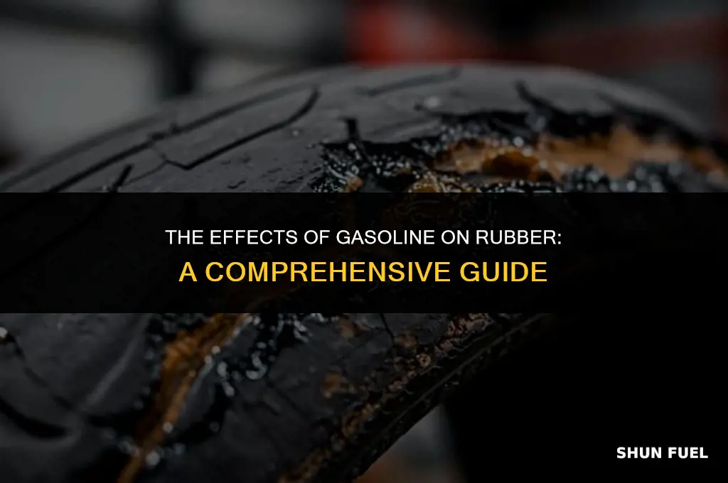 does gasoline degrade rubber