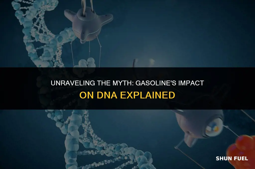 does gasoline destroy dna