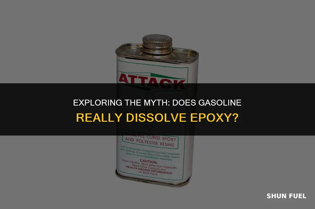 does gasoline ear epoxy