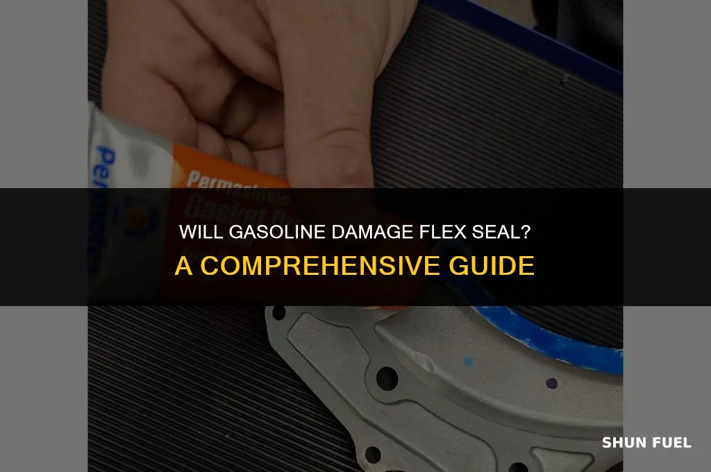 does gasoline eat flex seal