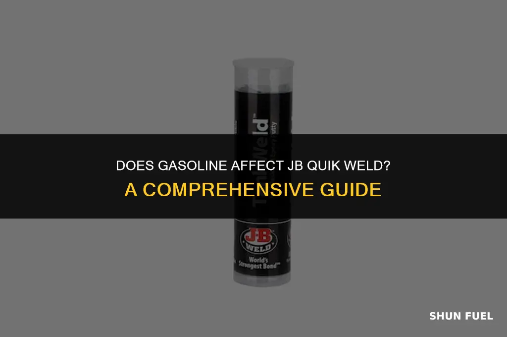 does gasoline eat jb quik weld