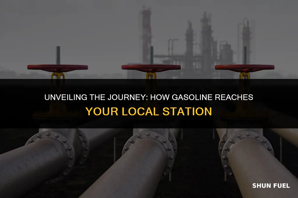 does gasoline ever travel directly to stations via pipelines