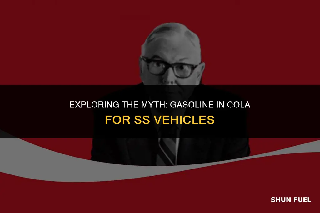 does gasoline figured in cola fpr ss