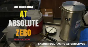 Exploring the Limits: Does Gasoline Freeze at Absolute Zero?