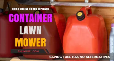 Does Gasoline Go Bad in Plastic Containers for Lawn Mowers?