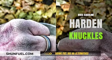 Does Gasoline Harden Knuckles? Exploring the Effects on Skin