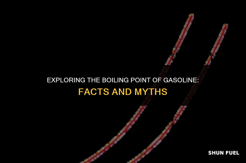 does gasoline has boiling point