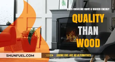 Exploring Energy Quality: Gasoline vs. Wood - Which Burns Better?