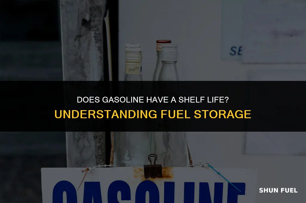 does gasoline have a shelf life