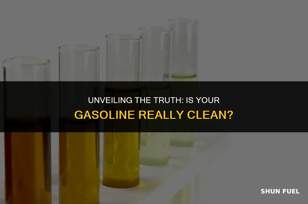 does gasoline have dirt in it