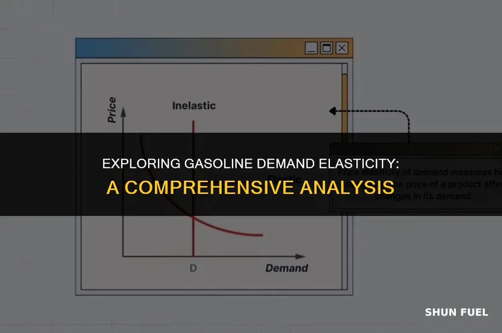 does gasoline have elastic demand