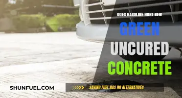 Exploring the Effects of Gasoline on Fresh Green Concrete Surfaces