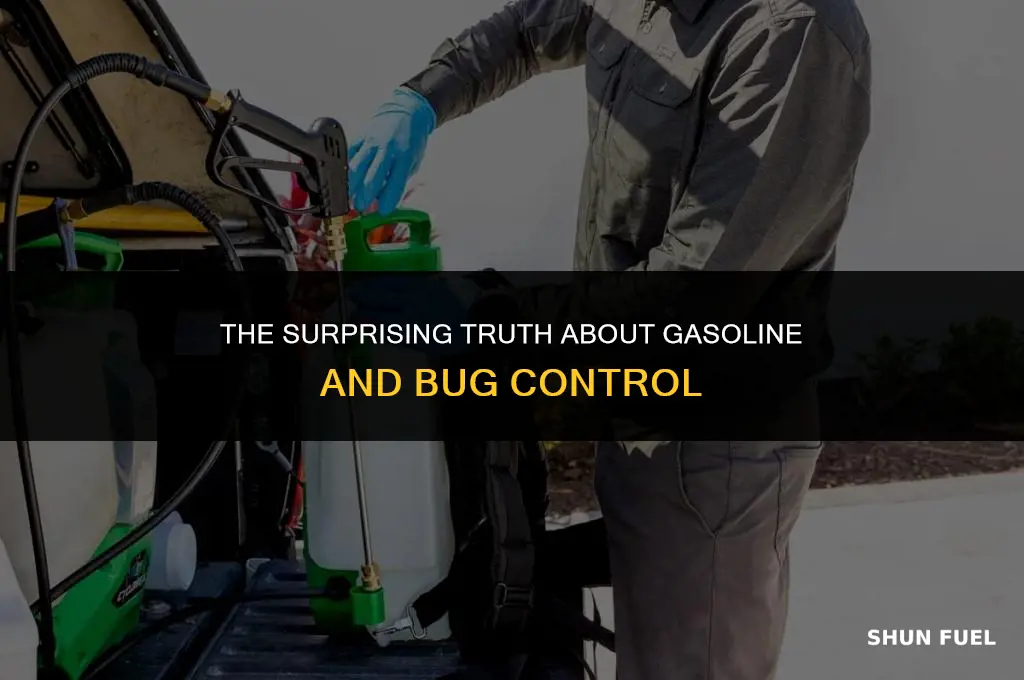 does gasoline kill bugs