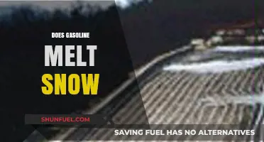 Will Gasoline Melt Snow? Exploring the Science Behind It