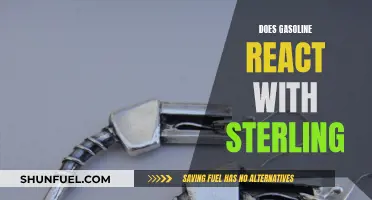 Exploring the Compatibility of Gasoline and Sterling Silver