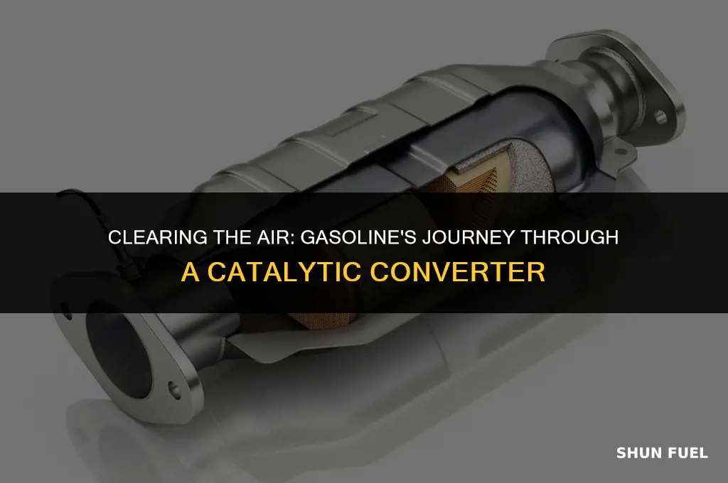 does gasoline run through a catalytic converter