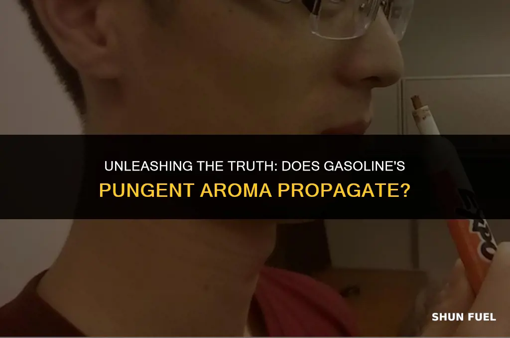 does gasoline smell spread