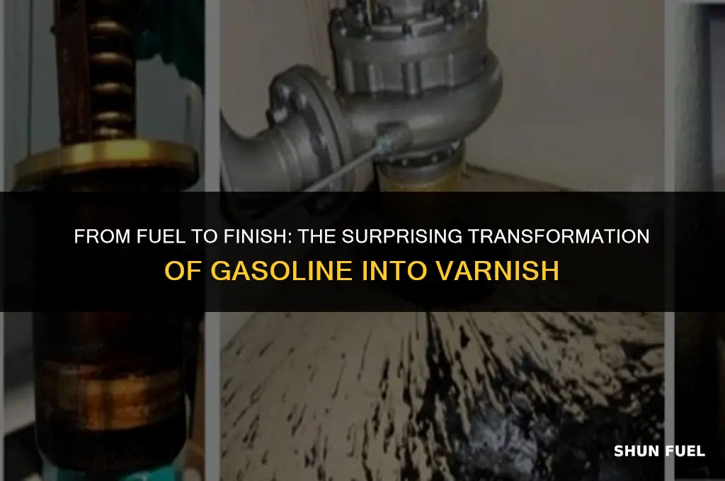 does gasoline turn into varnish